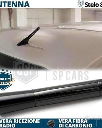 Antenna Corta 8 cm per FORD in FIBRA DI CARBONIO