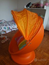 poltrona per bambini girevole