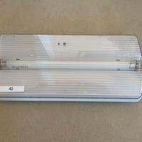 Coppia lampade emergenza neon Linergy