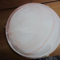 PLAFONIERA CON SFUMATURA ROSA DI 40 CM