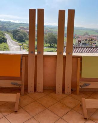 Letti singoli in legno