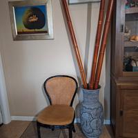 vaso etnico con intarsi