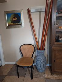 vaso etnico con intarsi