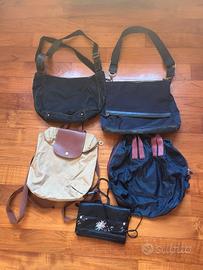 lotto borse, zaini e pochette 
