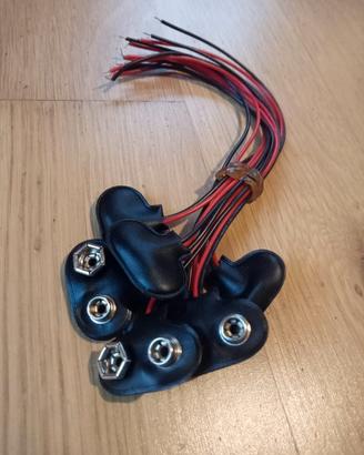 Set di connettori per batteria a 9 volt