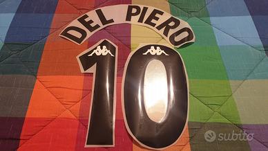Nameset completo #10 DEL PIERO Juve Centenario