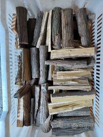 Tronchetti  di robinia per barbecue 