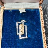 Ciondolo medaglia religiosa argento