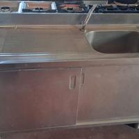 Lavandino in acciaio