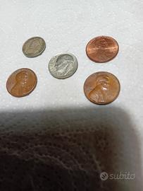 monete americane varie 