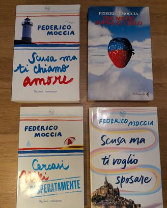 set di libri di Federico Moccia 