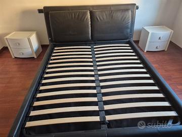 Letto contenitore  + 2 comodini 