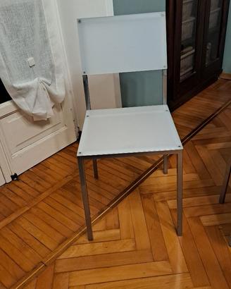 Sei sedie da soggiorno in stile moderno