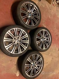 Cerchi 18 replica bmw +gomme