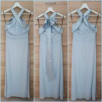 vestito da damigella azzurro taglia S