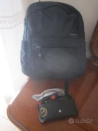 ZAINO BUSINESS SANSONITE-PORTA PC+OCCHIALI-RAY BAN