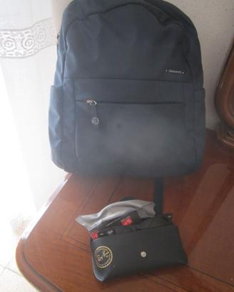 ZAINO BUSINESS SANSONITE-PORTA PC+OCCHIALI-RAY BAN