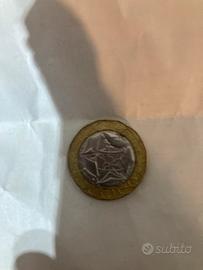 Moneta lire 1000 Confini Germania errati