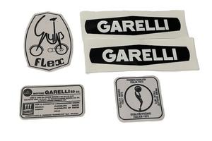 GARELLI GULP FLEX kit completo ADESIVI COLORE NERO