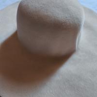 Cappello 100% feltro lapin bianco