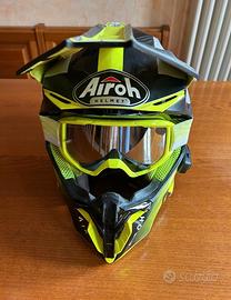 Casco cross con interfono 