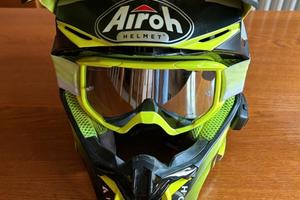 Casco cross con interfono 