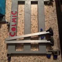 Pedana per panchetto più ruote