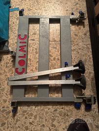 Pedana per panchetto più ruote