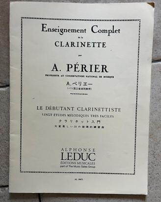 libro di clarinetto