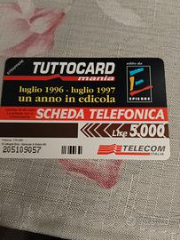 Scheda telefonica Diabolik 