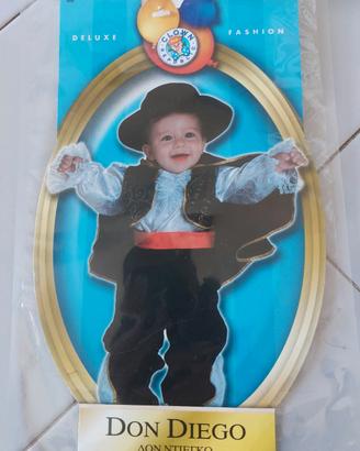 Maschera Don Diego de la Vega (Zorro) bambino