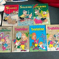 Soldino e Trottolino n. 8 giornalini fumetti lotto