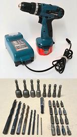 Trapano avvitatore Makita + accessori 