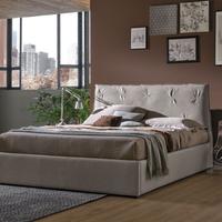 LETTO con contenitore in ecopelle Brisbane Target