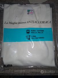 n.2 maglie intime girocollo uomo vintage 