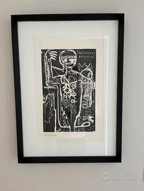 Jean-Michel Basquiat incisione firmata