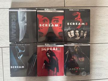 Scream saga blu ray 4K + Steelbook raro