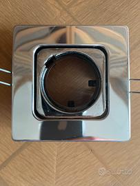 3 Faretti incasso acciaio inox