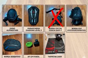 Accessori moto da viaggio