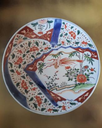 Piatto Porcellana Giapponese Imari Meiji