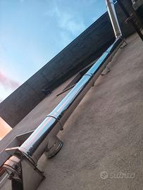 Canna fumaria doppia parete inox 150