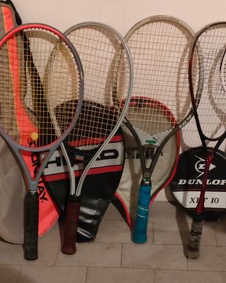 racchette da tennis e squash.