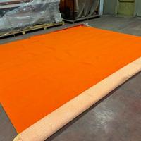 moquette arancione per eventi