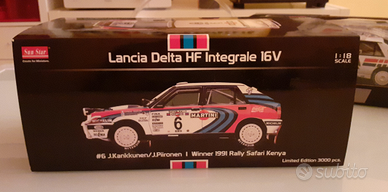Lancia Delta integrale 16v Martini 1/18 Safari