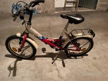 Bicicletta bambini 16” Rik & Rok con portapacchi