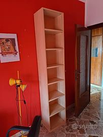 Colonna libreria color acero