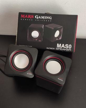 Casse stereo PC Mars Gaming MAS0 – USB