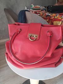 Borsa rossa Salvatore Ferragamo