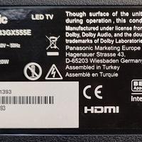 TV Panasonic Led TX-43GX555E schede