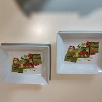 UGO NESPOLO piatti rettangolari firmati.